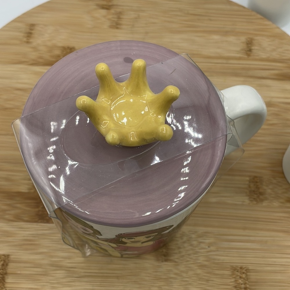 Disney 6 Princess Ceramic Mug with Crown Lid; 18 oz - Picture 9 of 10
